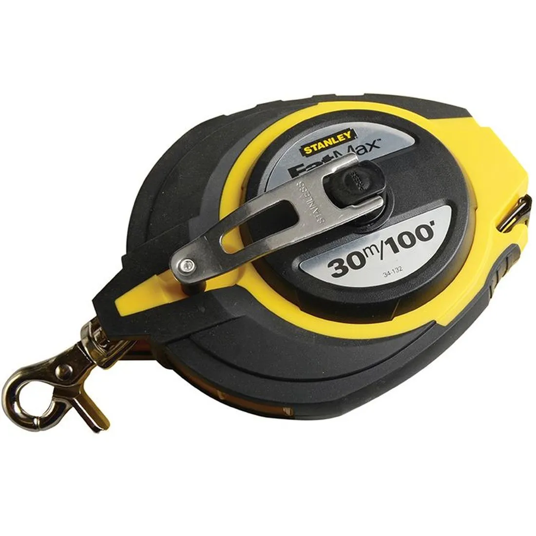 STANLEY FatMax Closed Case Steel Long Tape 30m/100ft (Width 10mm)