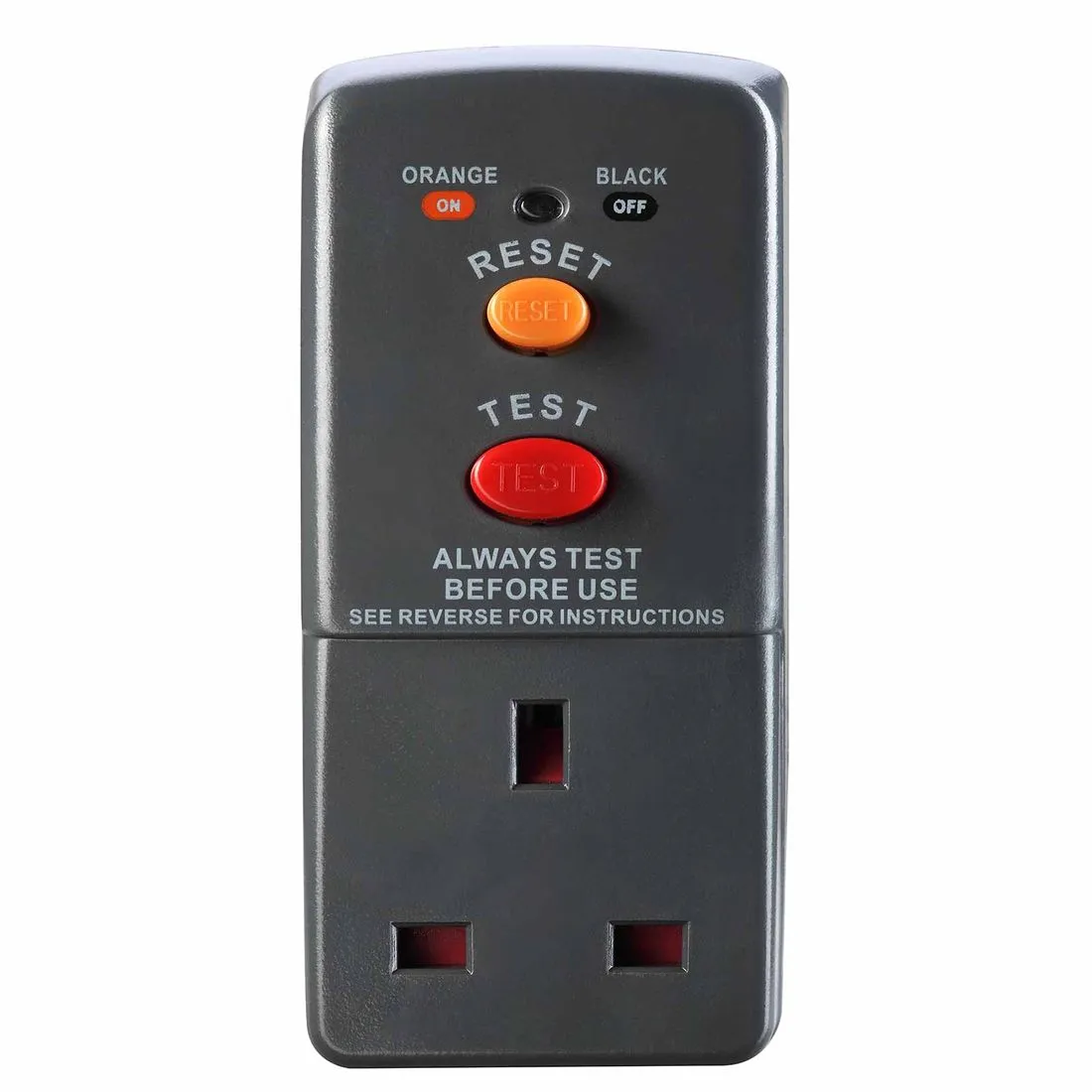 Masterplug Plug in RCD Safety Adaptor Non Latching