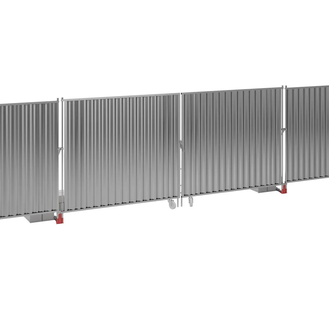 Steel Hoarding Veh Gate Used