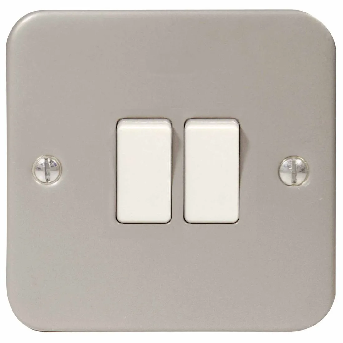Metal Clad 2 Gang 2 Way Switch