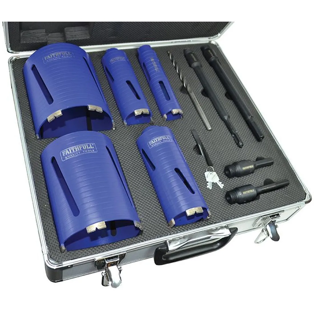 Faithfull Diamond Core Drill Kit & Case
