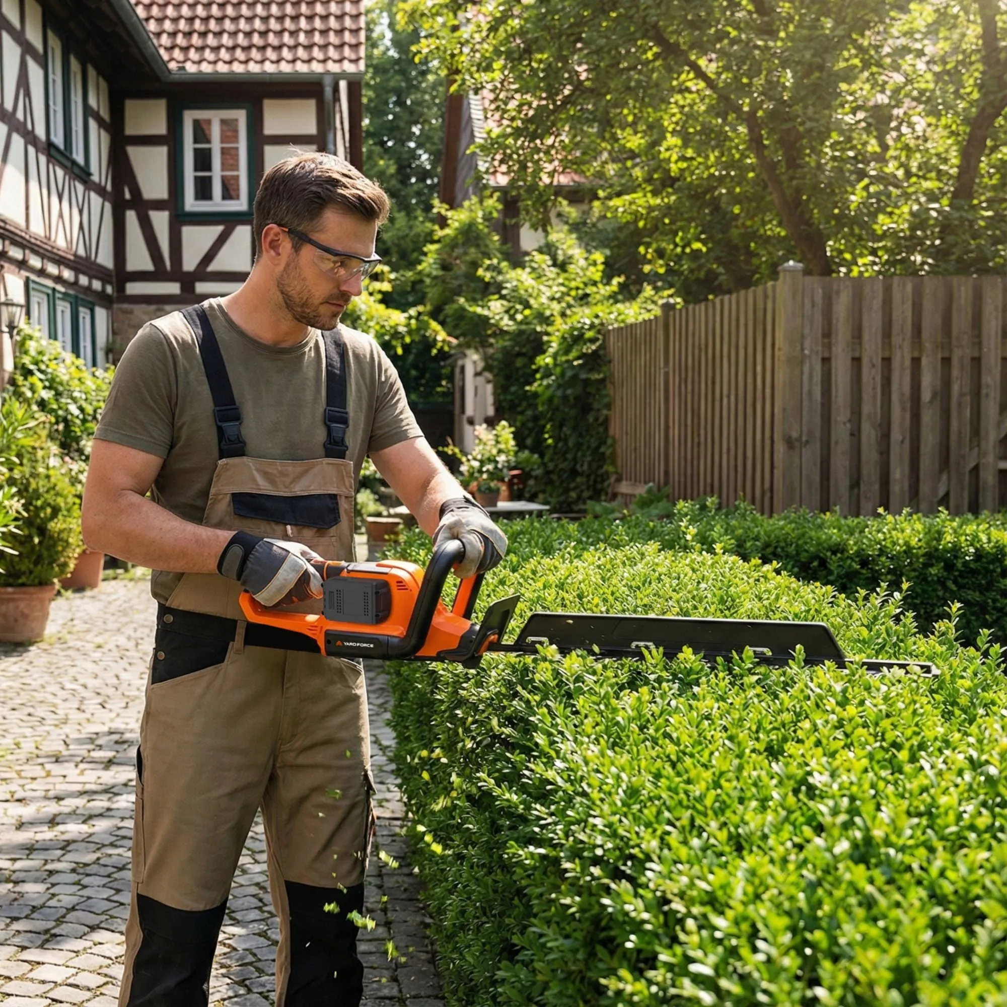 Yard Force 40V (2 x 20V) Cordless Brushless Hedge Trimmer