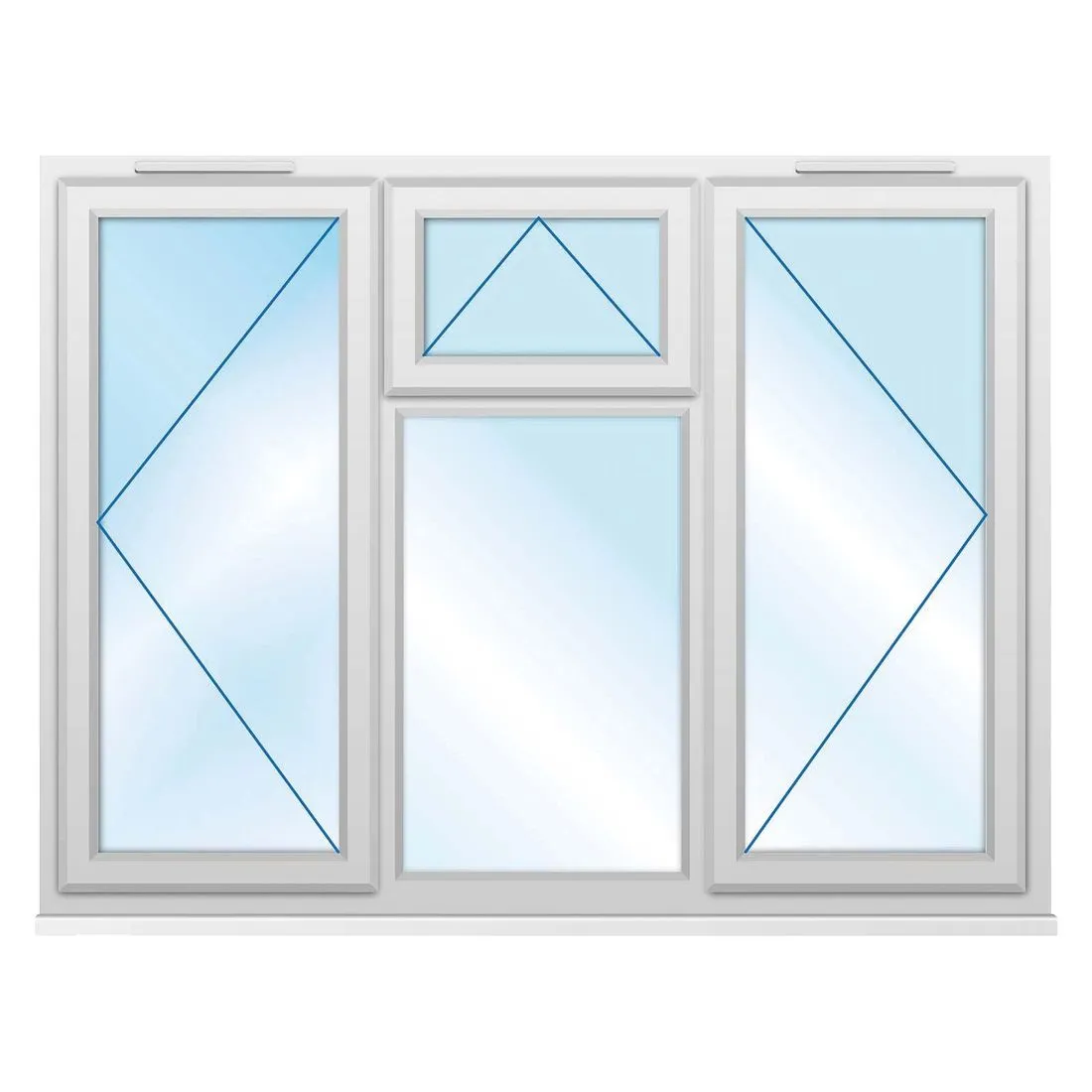 uPVC Window Clear Glazed 1770 x 1190mm