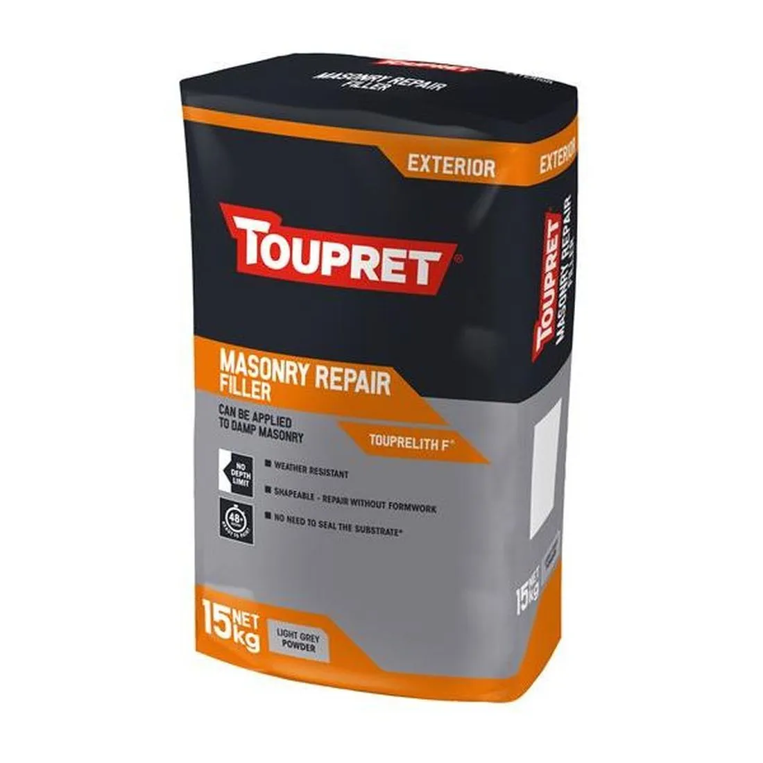 Toupret Exterior Masonry Repair Filler 15kg