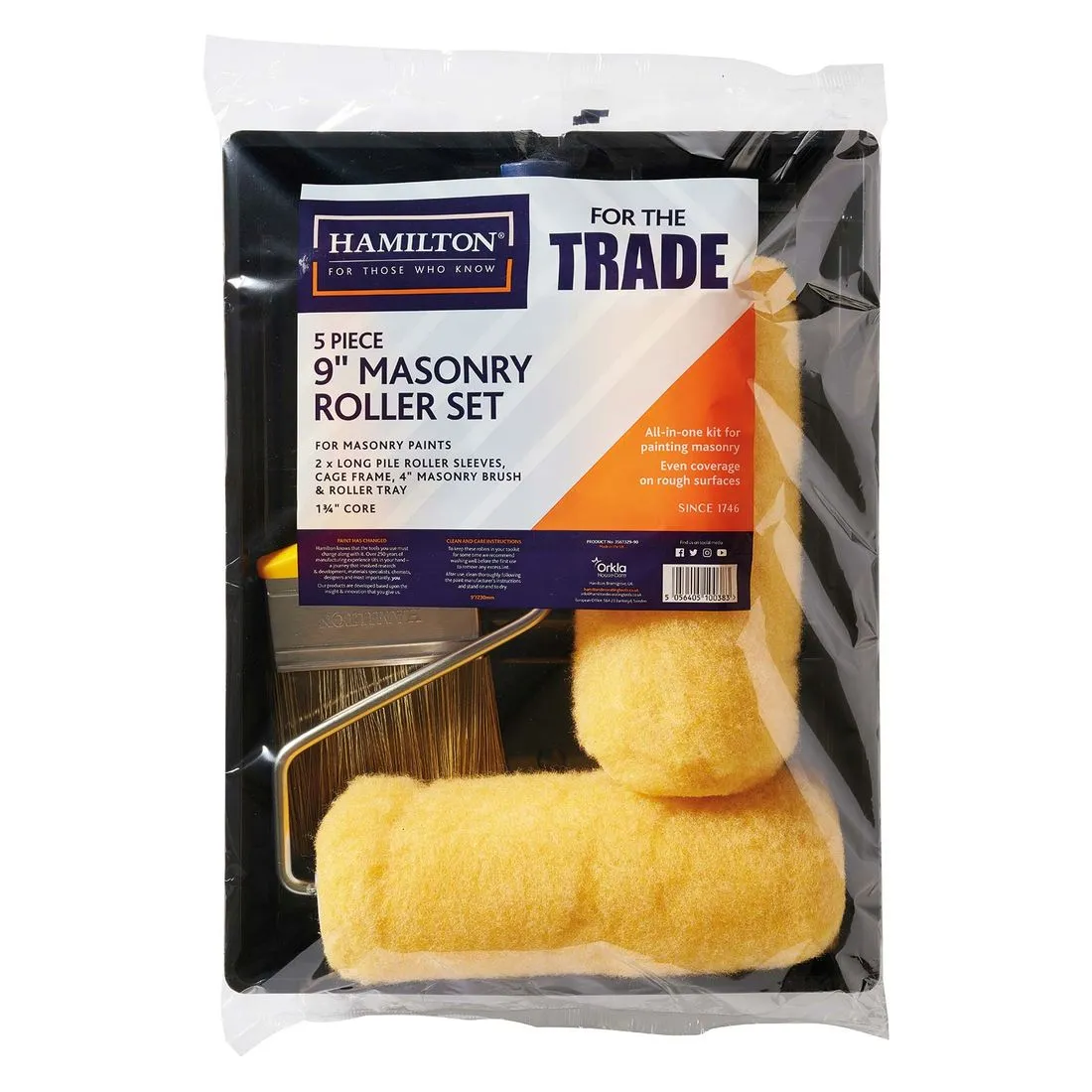 Hamilton For The Trade Masonry Set with Tray and Brush