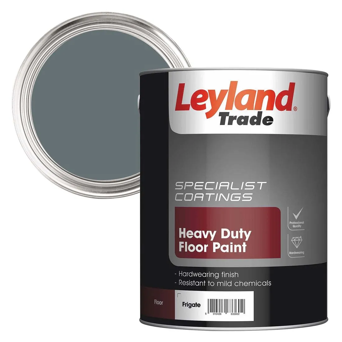 Leyland Trade Heavy Duty Floor Paint Frigate 5L