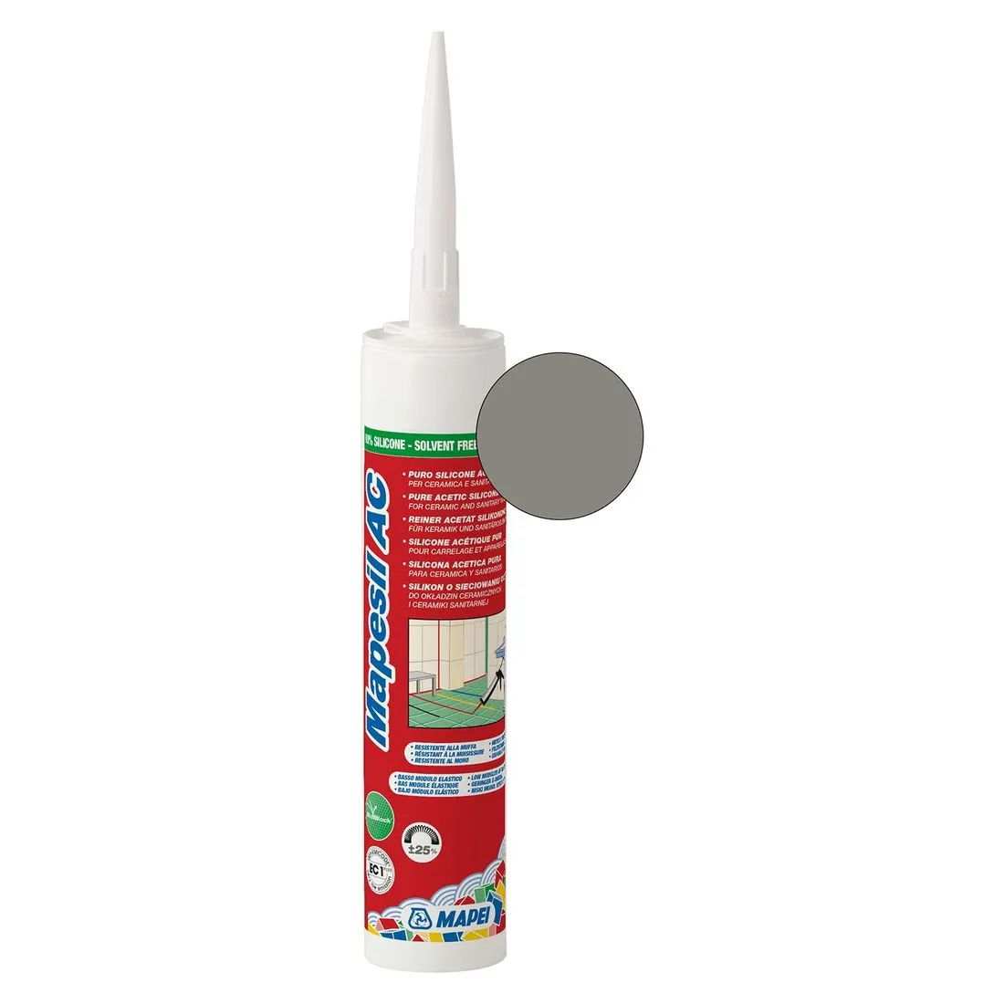 Mapei Mapesil AC Sealant Cement Grey 310ml