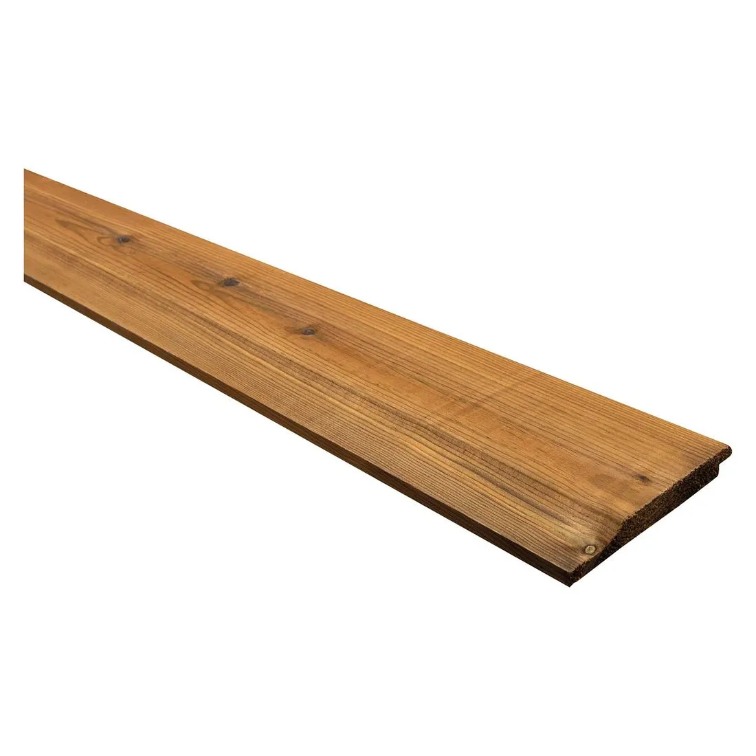 Treated Brown Shiplap Cladding 125 x 19mm 5in x 3/4in NOM PEFC