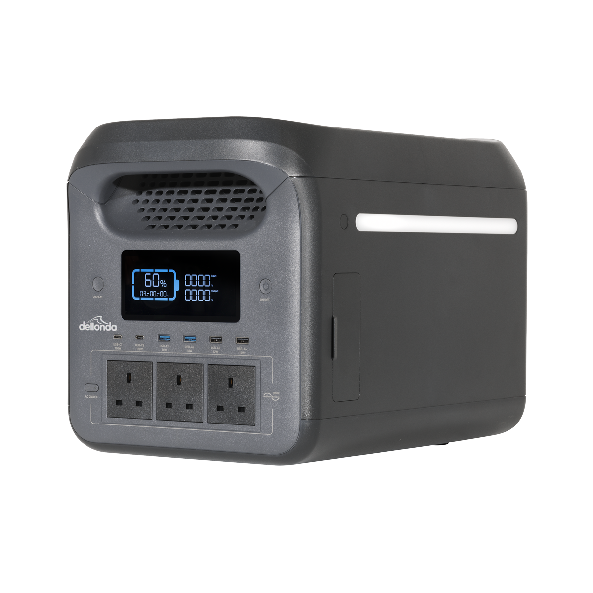 Dellonda Portable Power Station 1800W