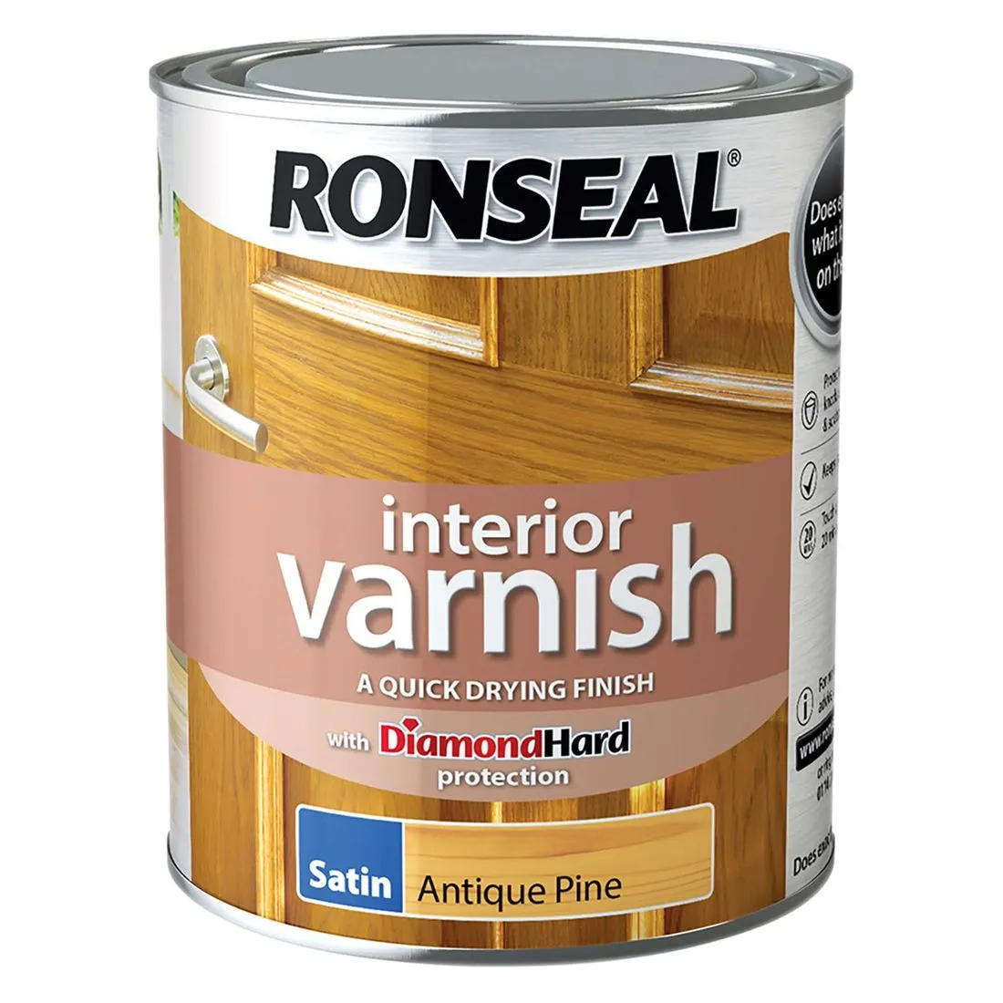 Ronseal Interior Varnish Antique Pine Satin 750ml