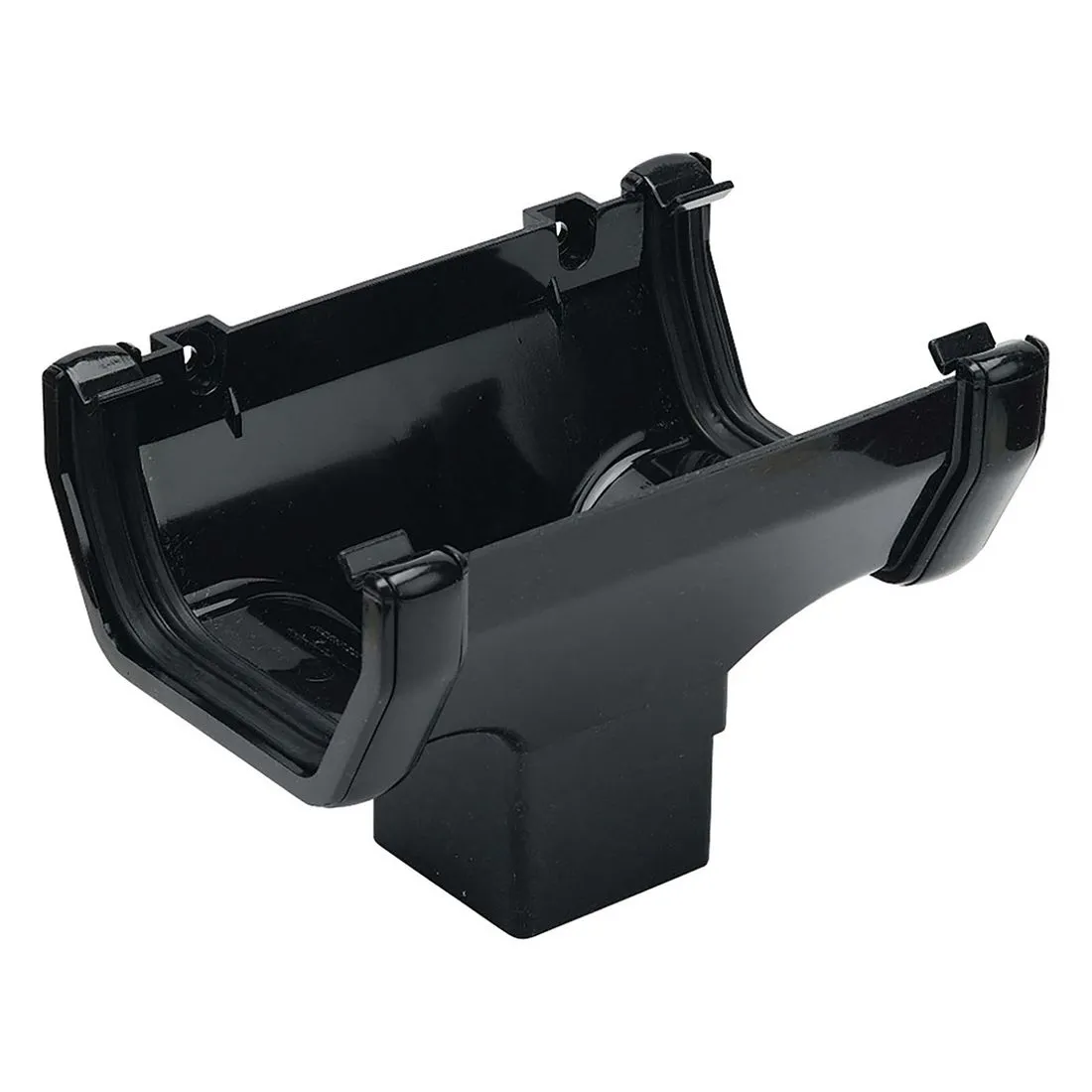 114mm Square Line Gutter Running Outlet
