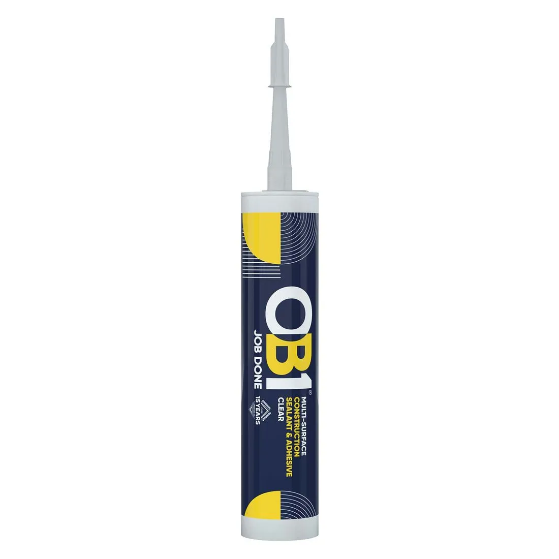 OB1 Multi-Surface Construction Sealant and Adhesive Clear 290ml
