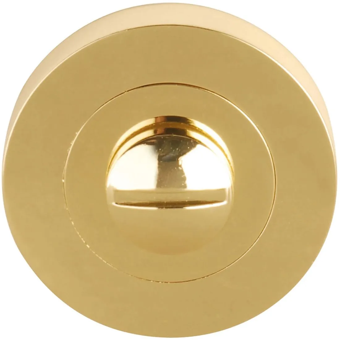 Dale Bathroom Thumbturn Set Polished Brass
