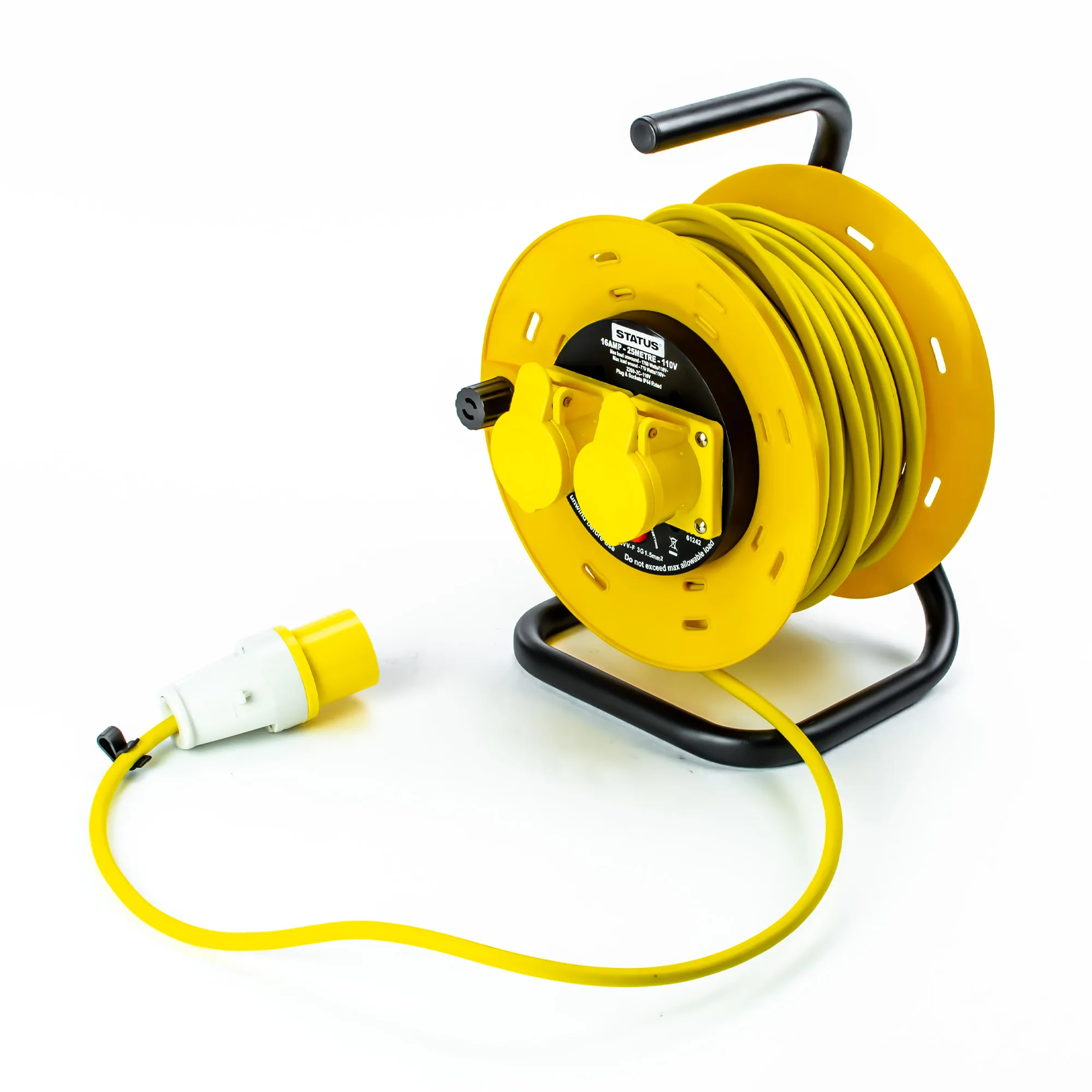 25m 110V 2 Socket Outlet with Thermal Cut Out