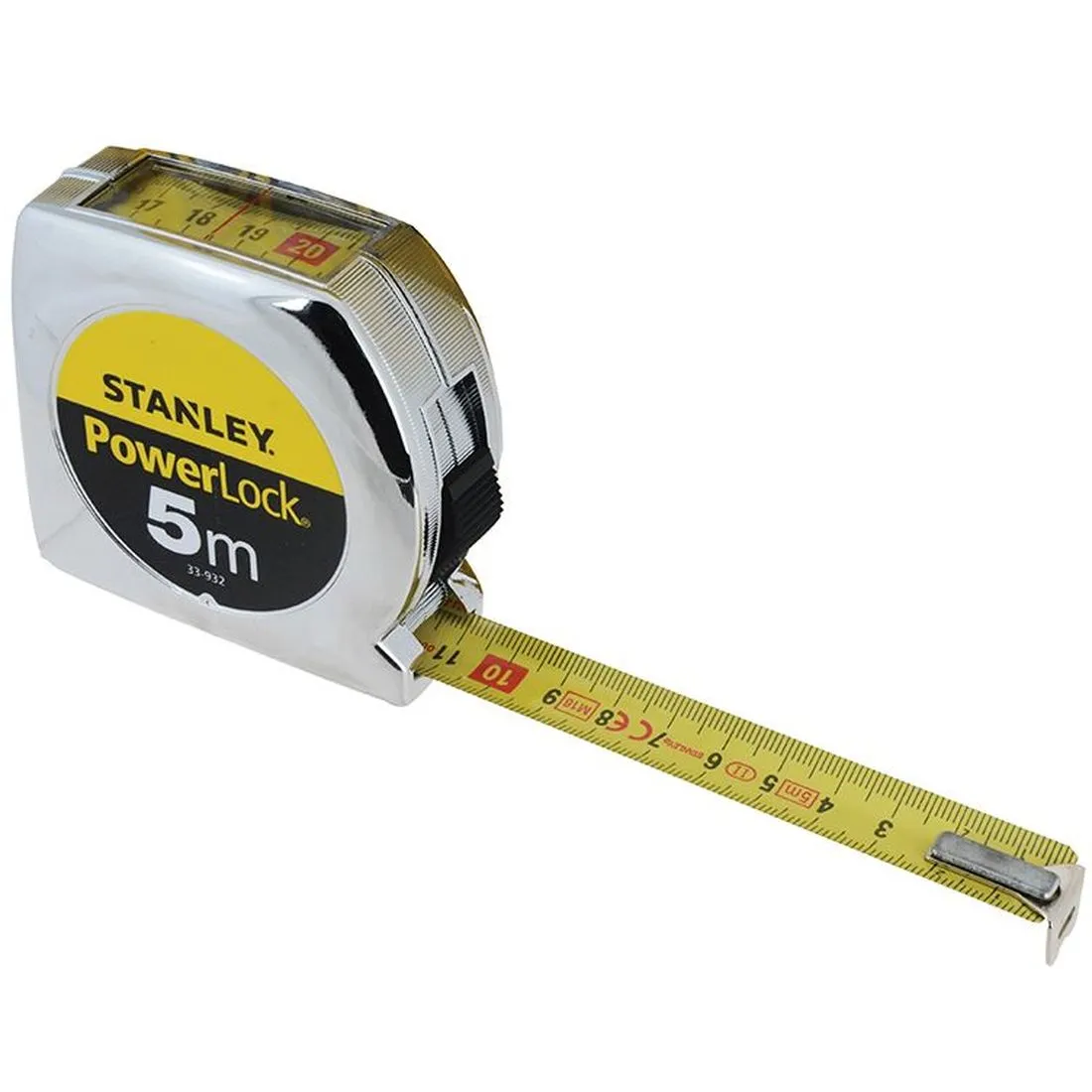 STANLEY PowerLock Top Reader Tape 5m (Width 19mm)