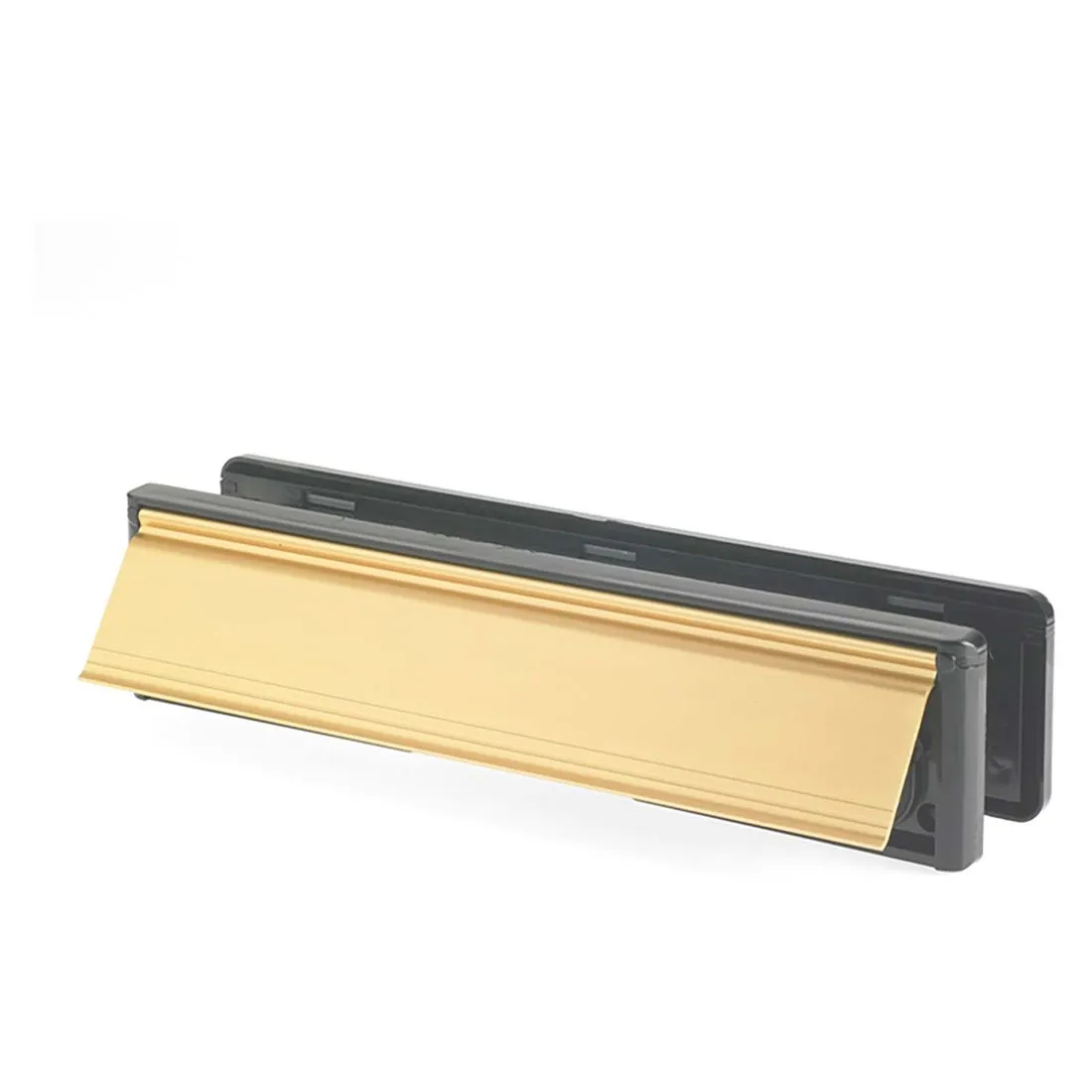 Yale 12in Letterplate Gold / Black