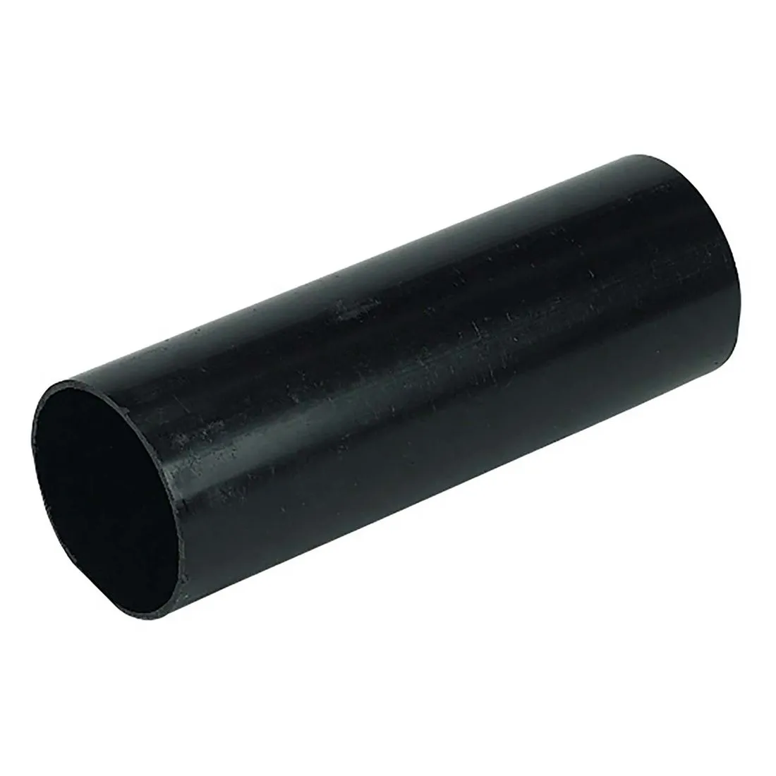 FloPlast Black Round Downpipe 68mm x 2.5m