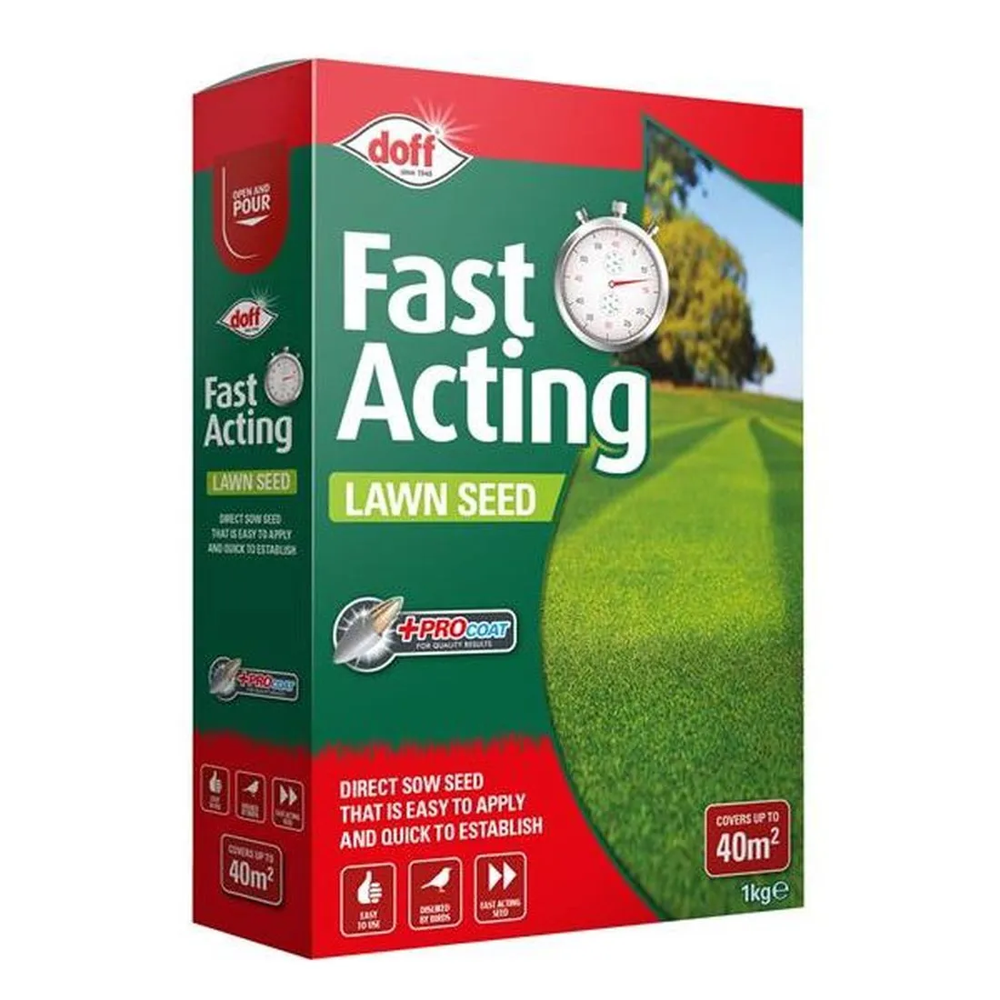 DOFF Fast Growing Lawn Seed 1kg