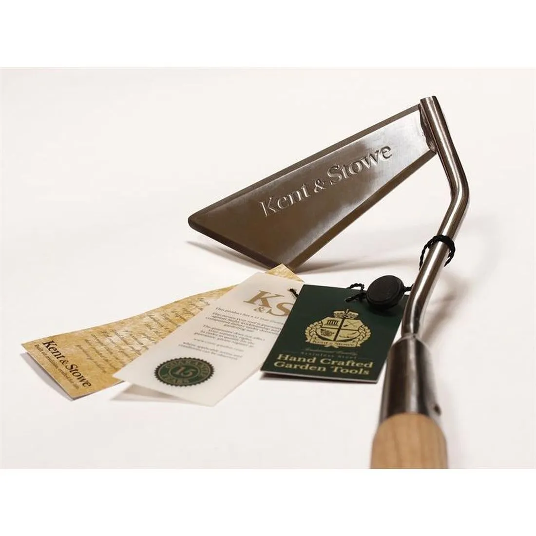 Kent & Stowe Stainless Steel Long Handled 3-Edged Hoe