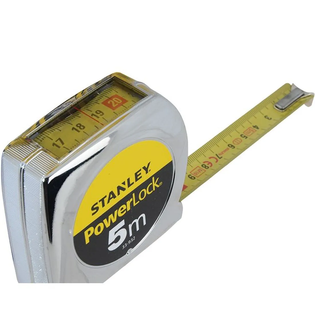 STANLEY PowerLock Top Reader Tape 5m (Width 19mm)