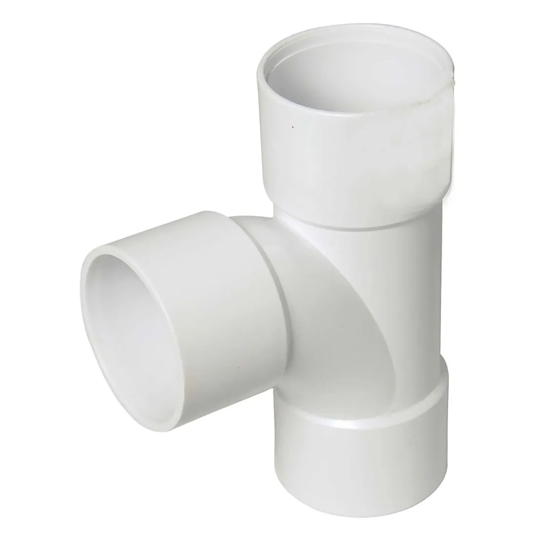 FloPlast 50mm White Solvent Weld 92.5 Degree Swept Tee