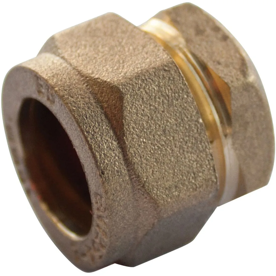 Copper Compression Stop End 15mm Pk 1