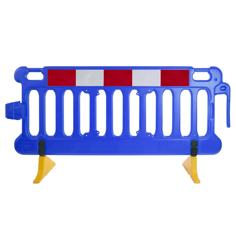 2m Chapter 8 Blue Barrier With Yellow Anti Trip Feet