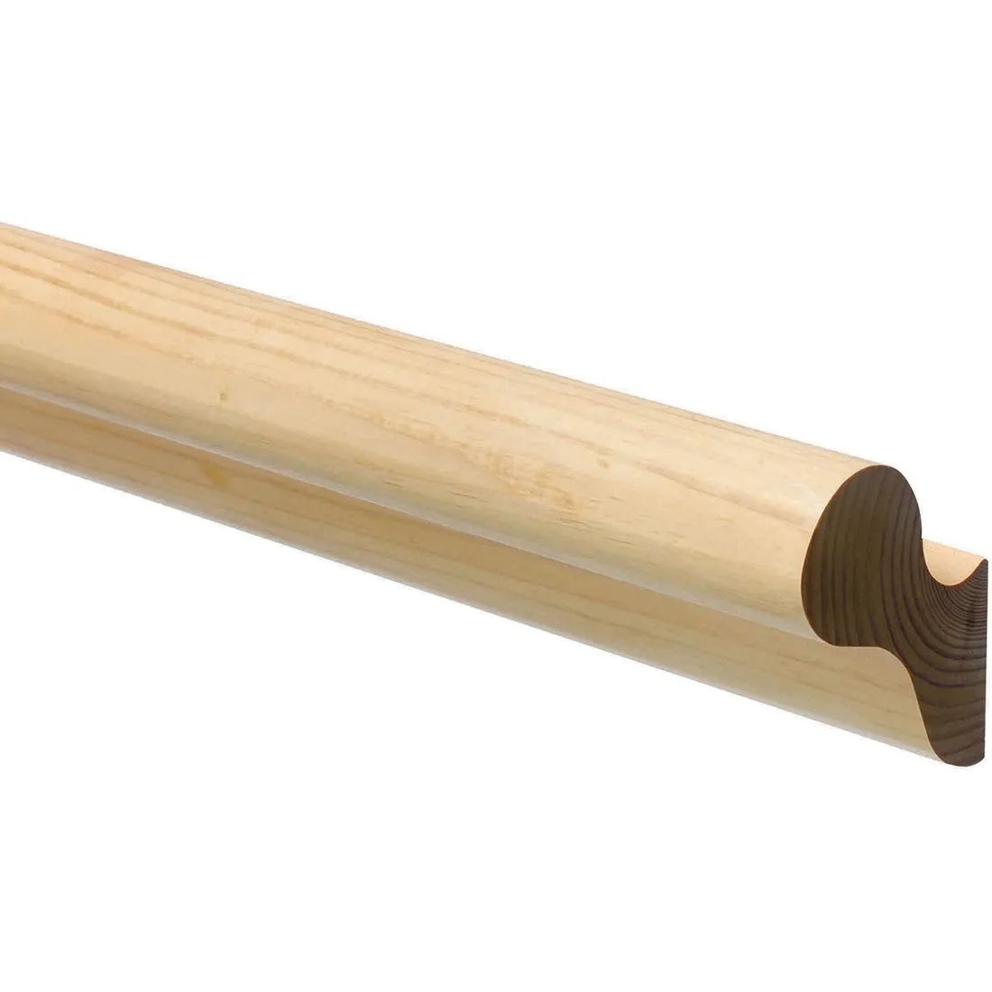 Handrail Pigs Ear V Redwood 50 x 100mm NOM PEFC
