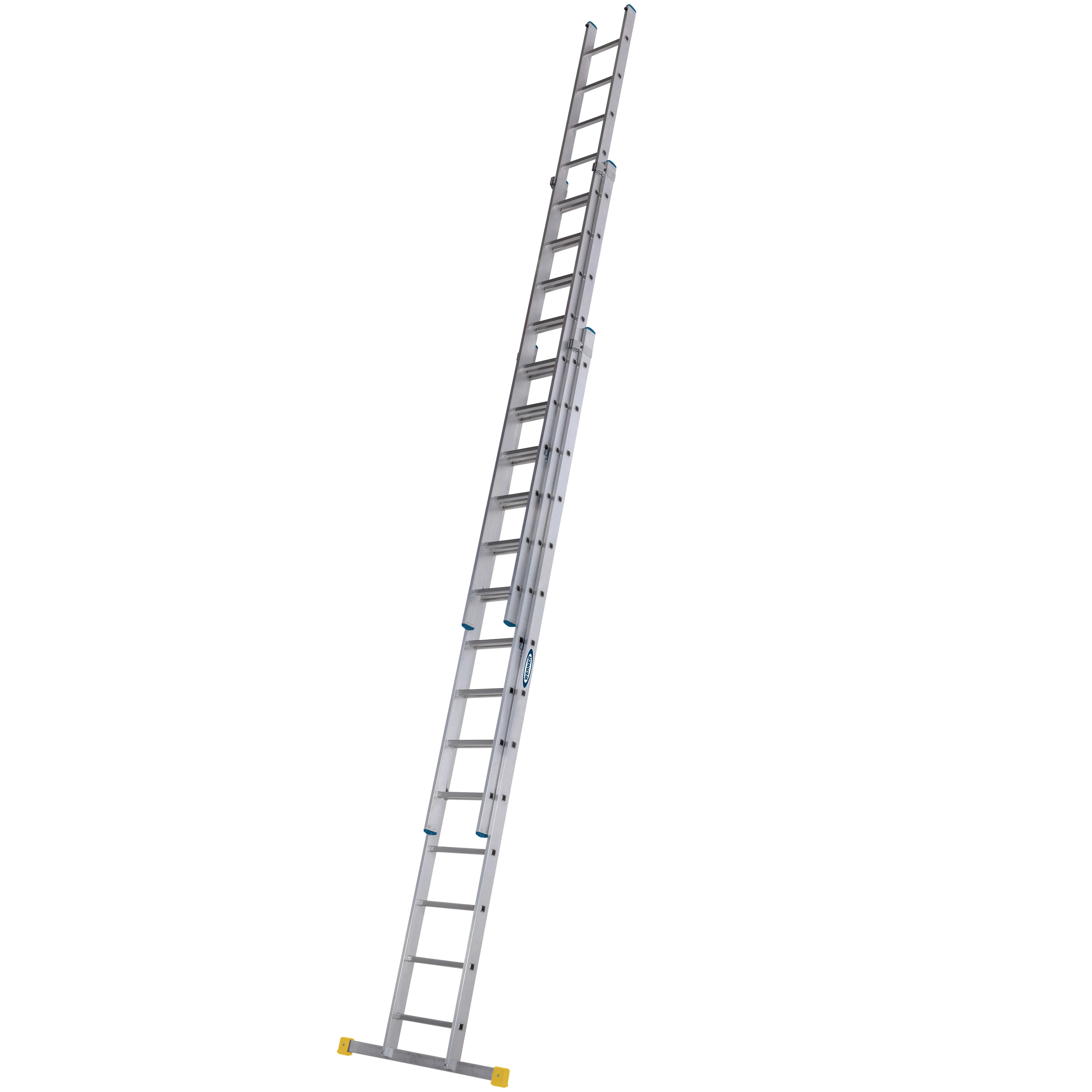 Werner Trade Square-Rung Extension Ladder 4.13m Triple