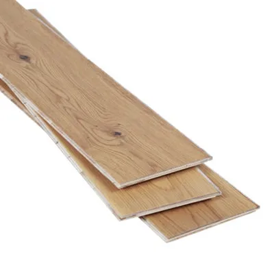 Visby Modern Blond Oak Engineered Real Wood Top Layer Flooring 1.35m²