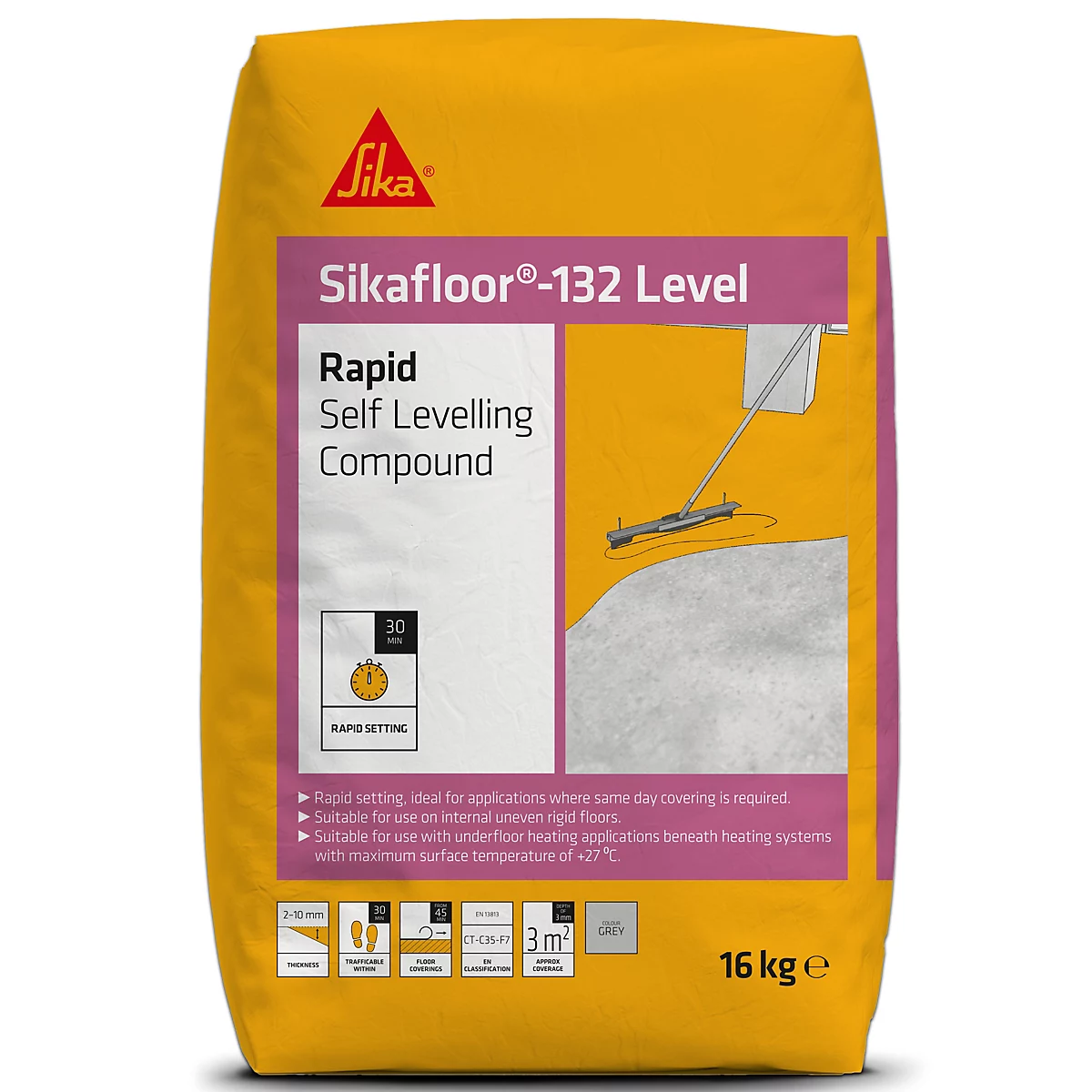 Sikafloor-132 Level Rapid Floor Levelling Compound Bag 16kg