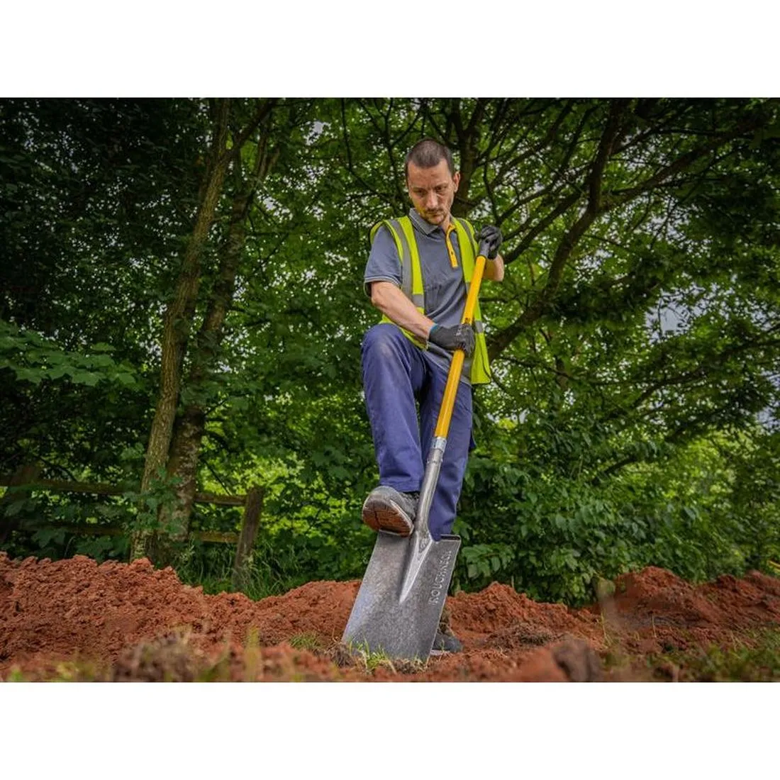Roughneck Digging Spade, Long Handle