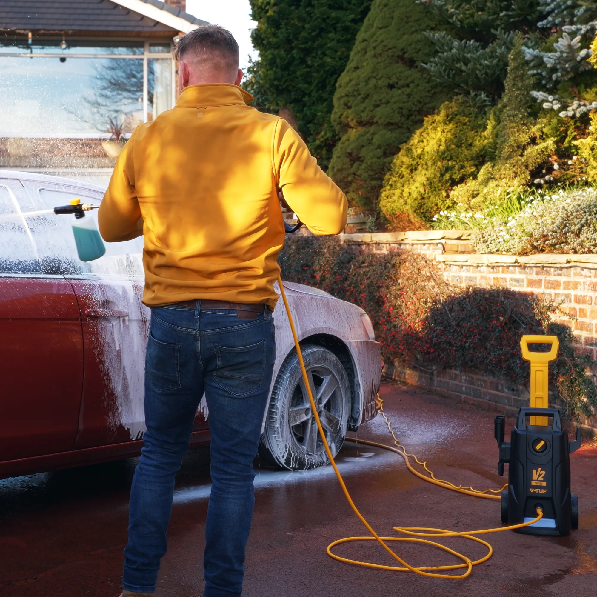 V-TUF Portable Pressure Washer X2 240V with Professional Accessories