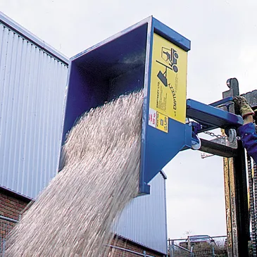750kg Self Tipping Forklift Skip