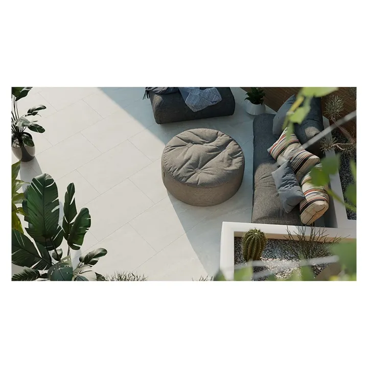 Vitripiazza Anno Lite Pearl Porcelain Paving Slabs 900 x 600 x 16mm Pack of 2