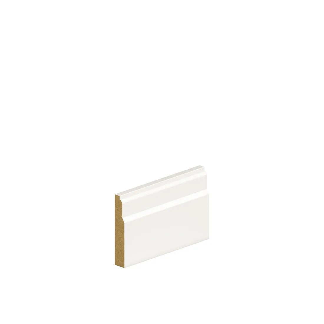 Primed MDF Lambs Tongue Skirting 119 x 18 x 4200mm