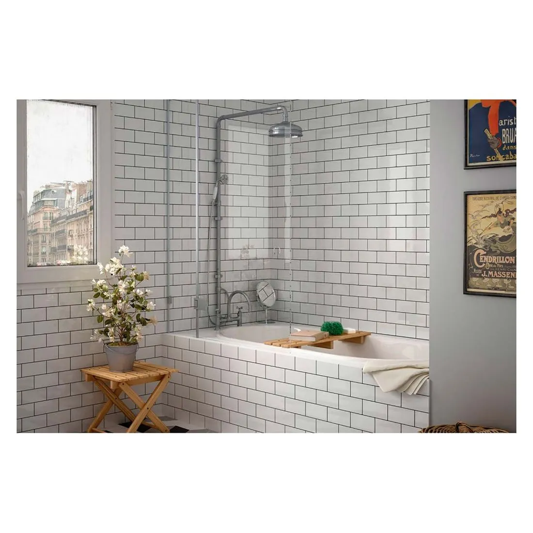 Liso Gloss White Ceramic Wall Tile 100 x 200mm