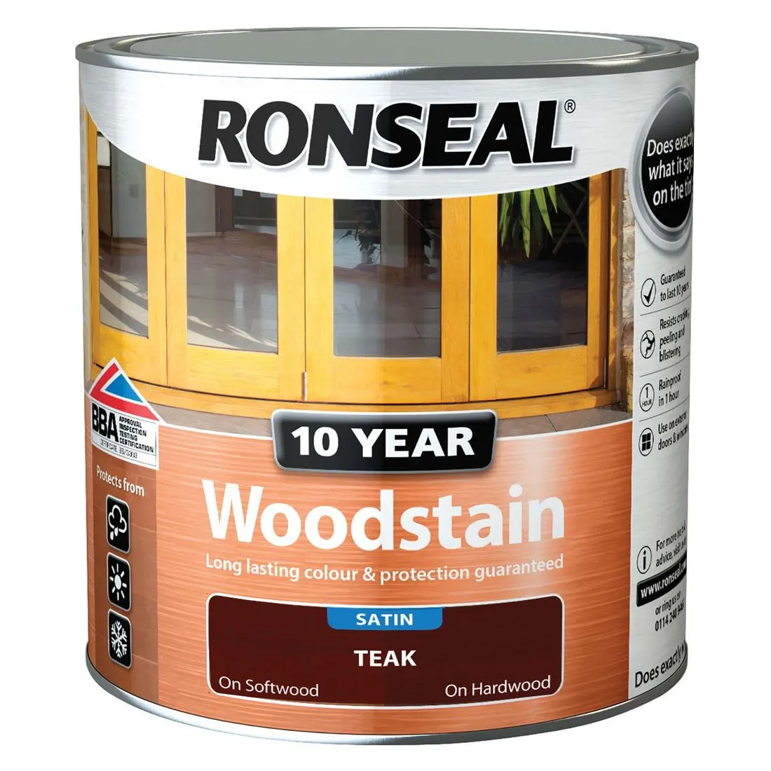 Ronseal 10 Year Woodstain Teak