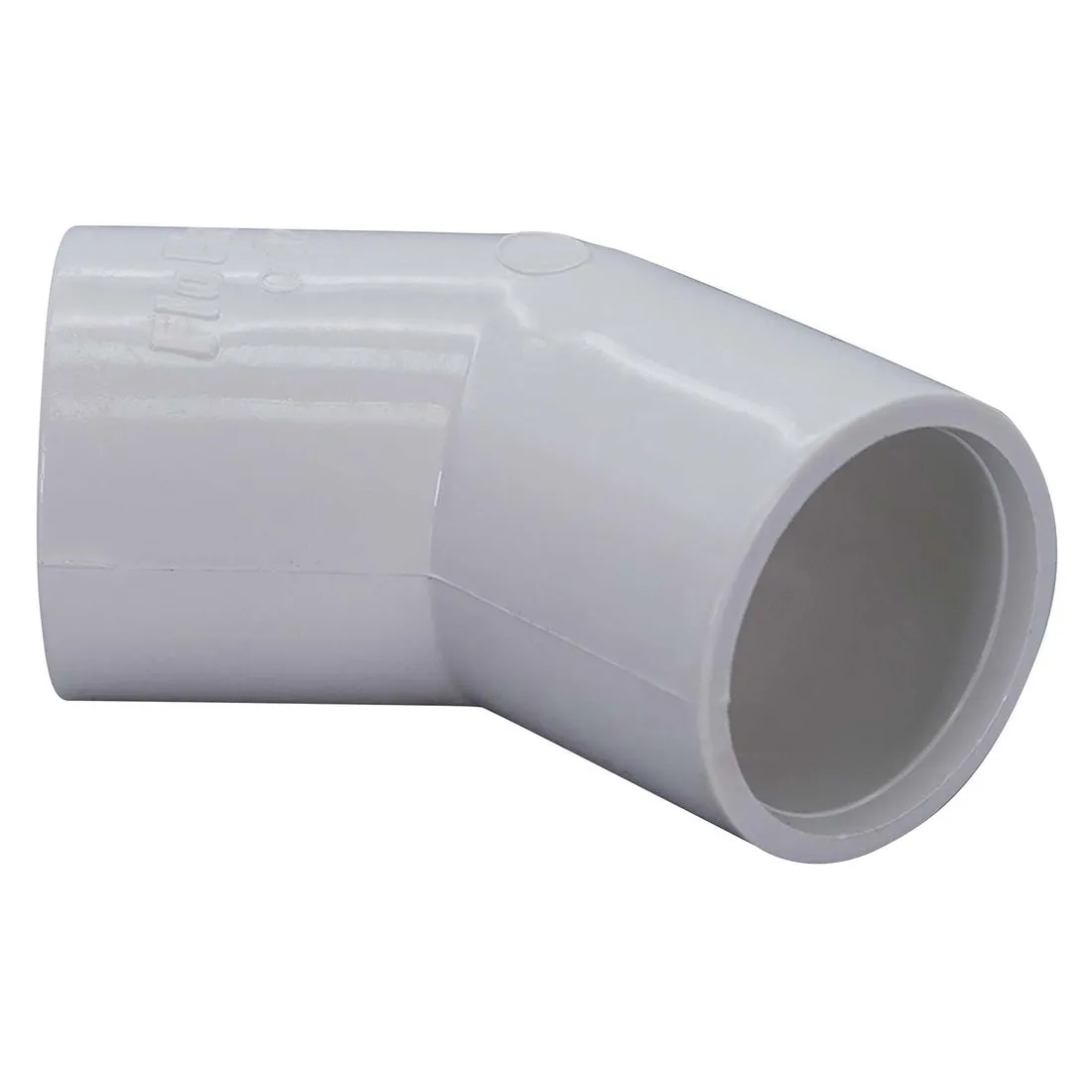 FloPlast White Overflow 22mm 135 Degree Bend