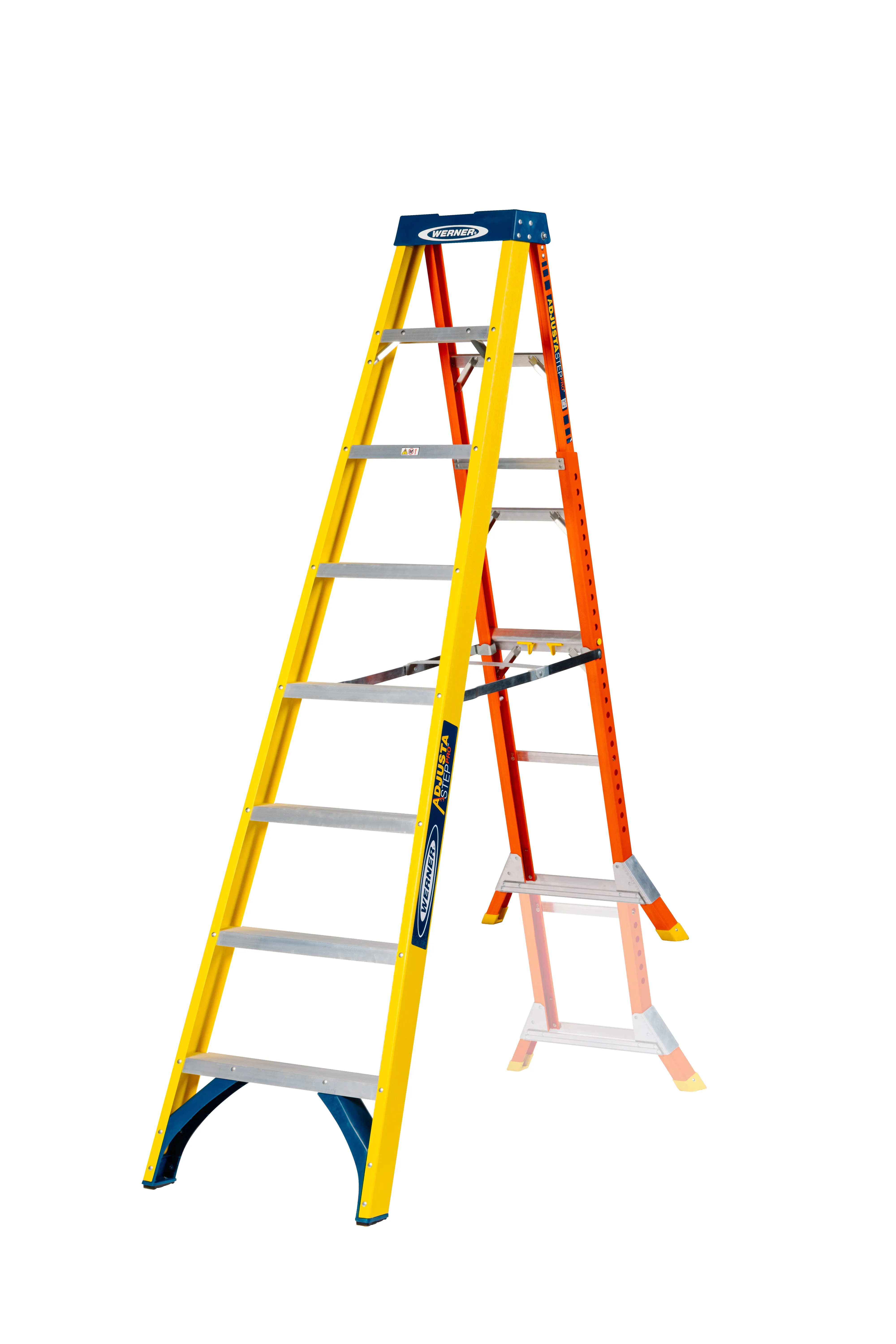 Werner AdjustaStep PRO Fibreglass Stepladder 8 Tread