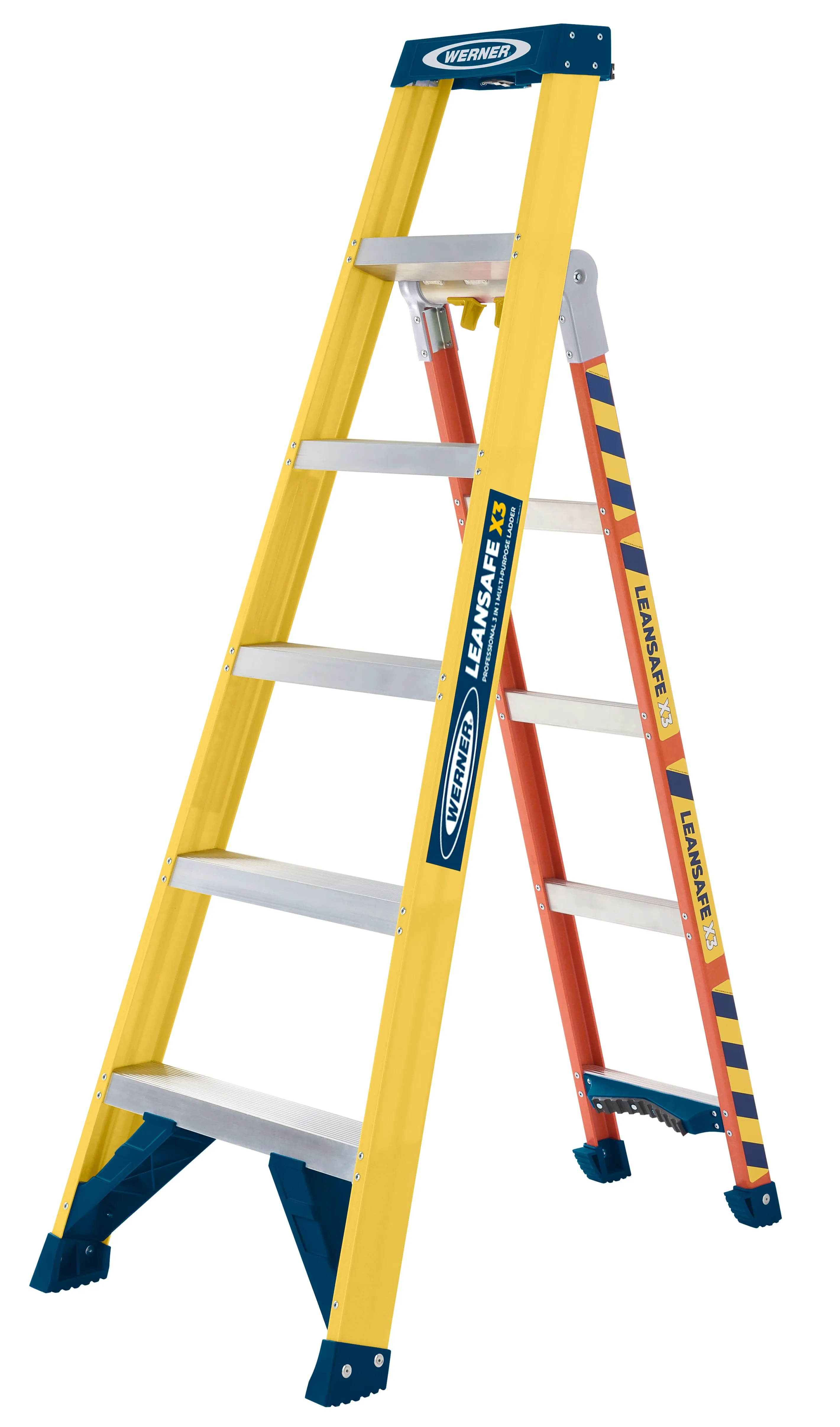 Werner LEANSAFE X3 Fibreglass Multi-purpose Ladder