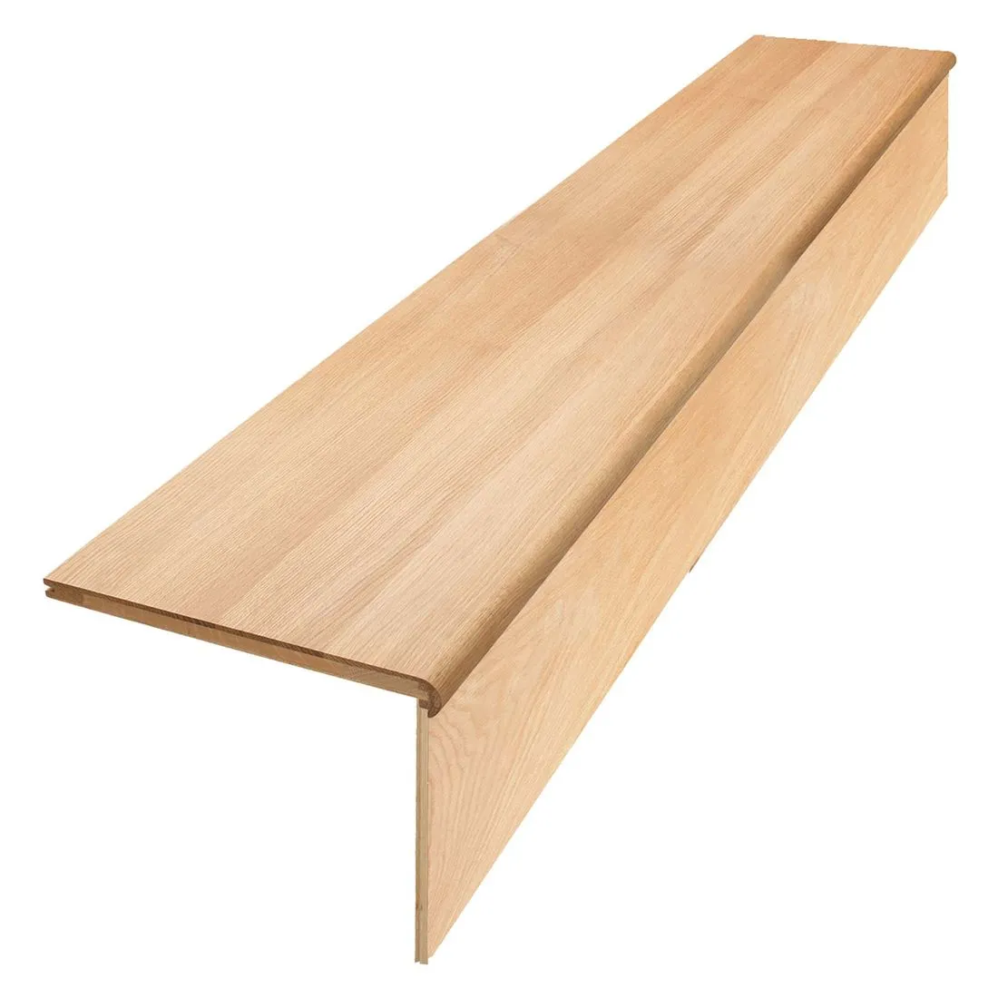 Stair Klad Single Tread and Riser Oak Kit Lacquered 1500mm