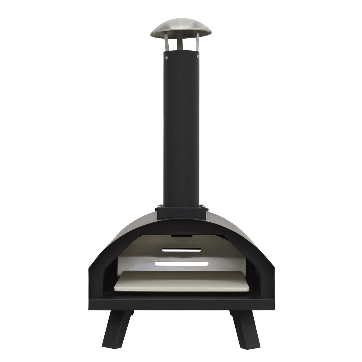Dellonda Wood-Fired Pizza Oven 14" - Stainless Steel