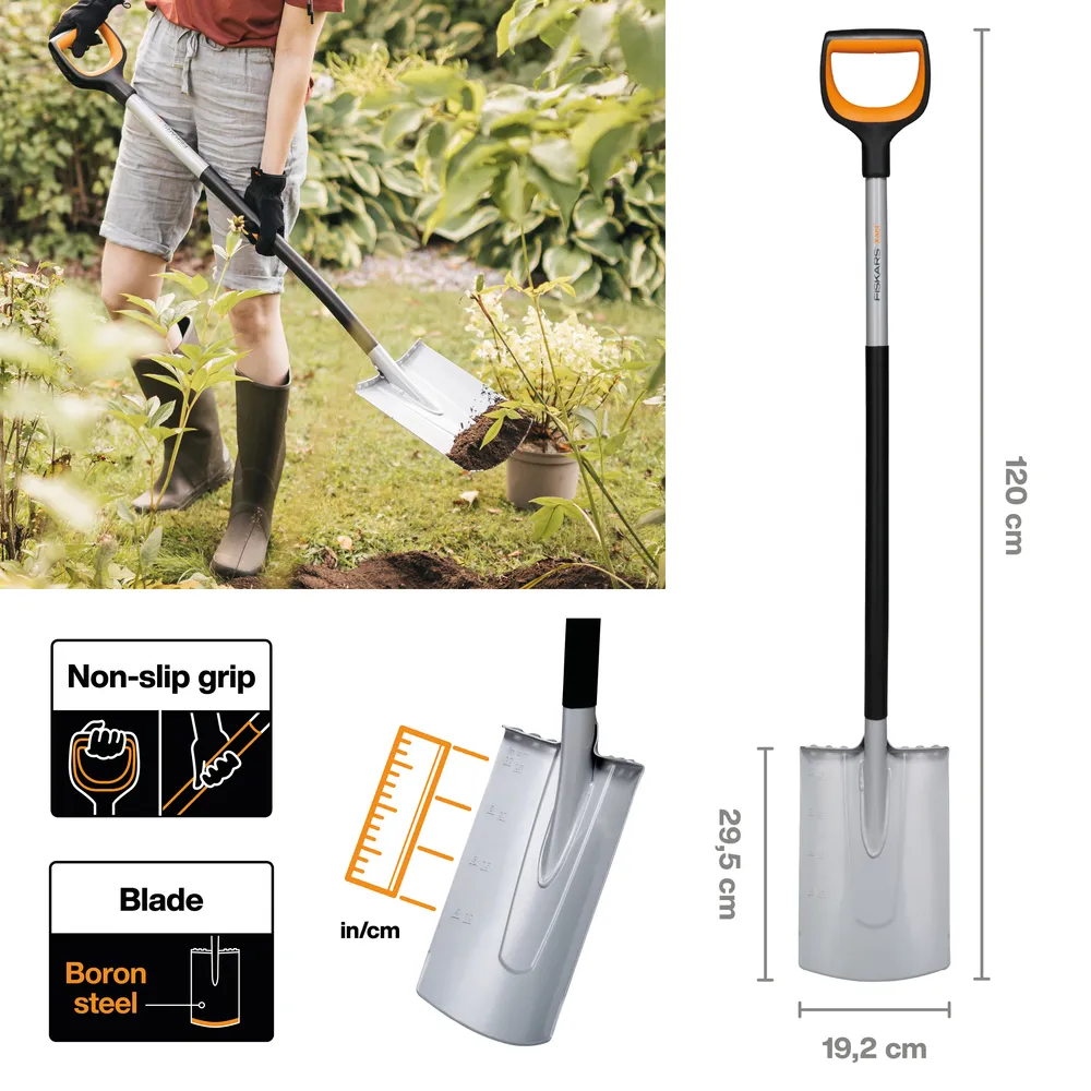 Fiskars Xact Rounded Spade