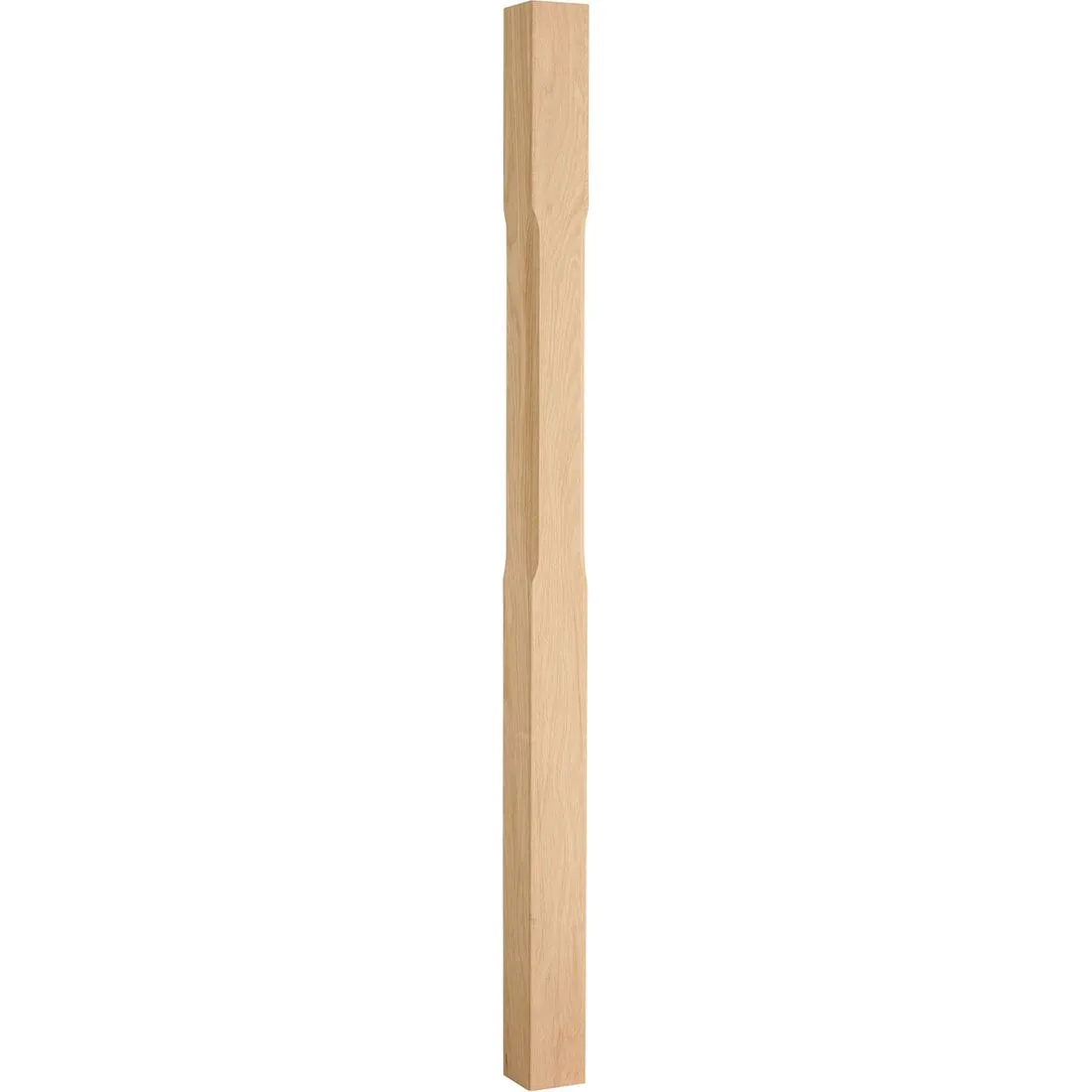 Oak Stop Chamfered Stair Newel 91 x 1500mm