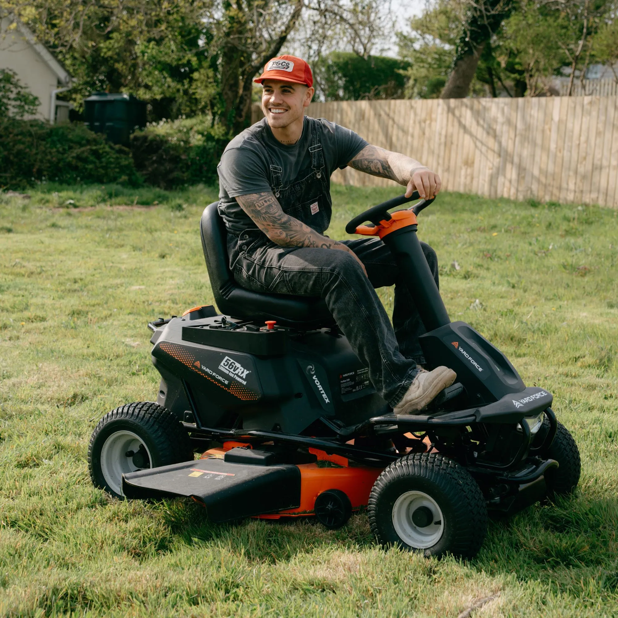 Yard Force ProRider E559 Battery Powered Ride-On Lawnmower