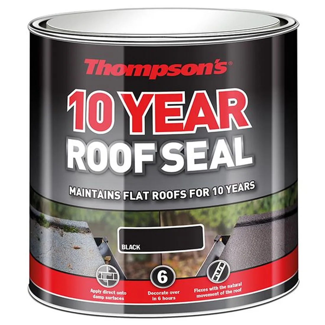 Ronseal Thompson's Roof Seal Black 2.5 litre