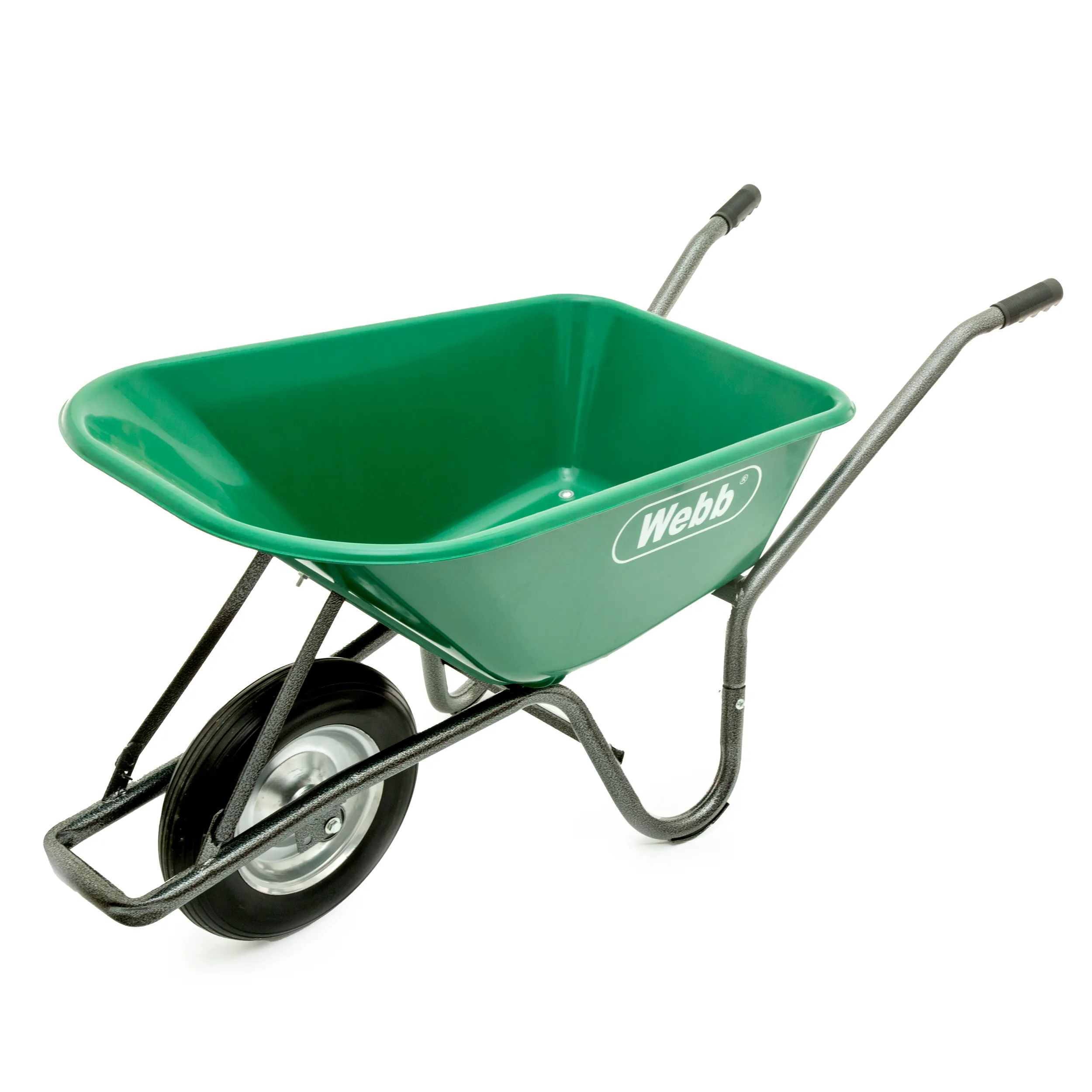 Webb 90L Poly Body Wheelbarrow with Puncture-Proof Wheel