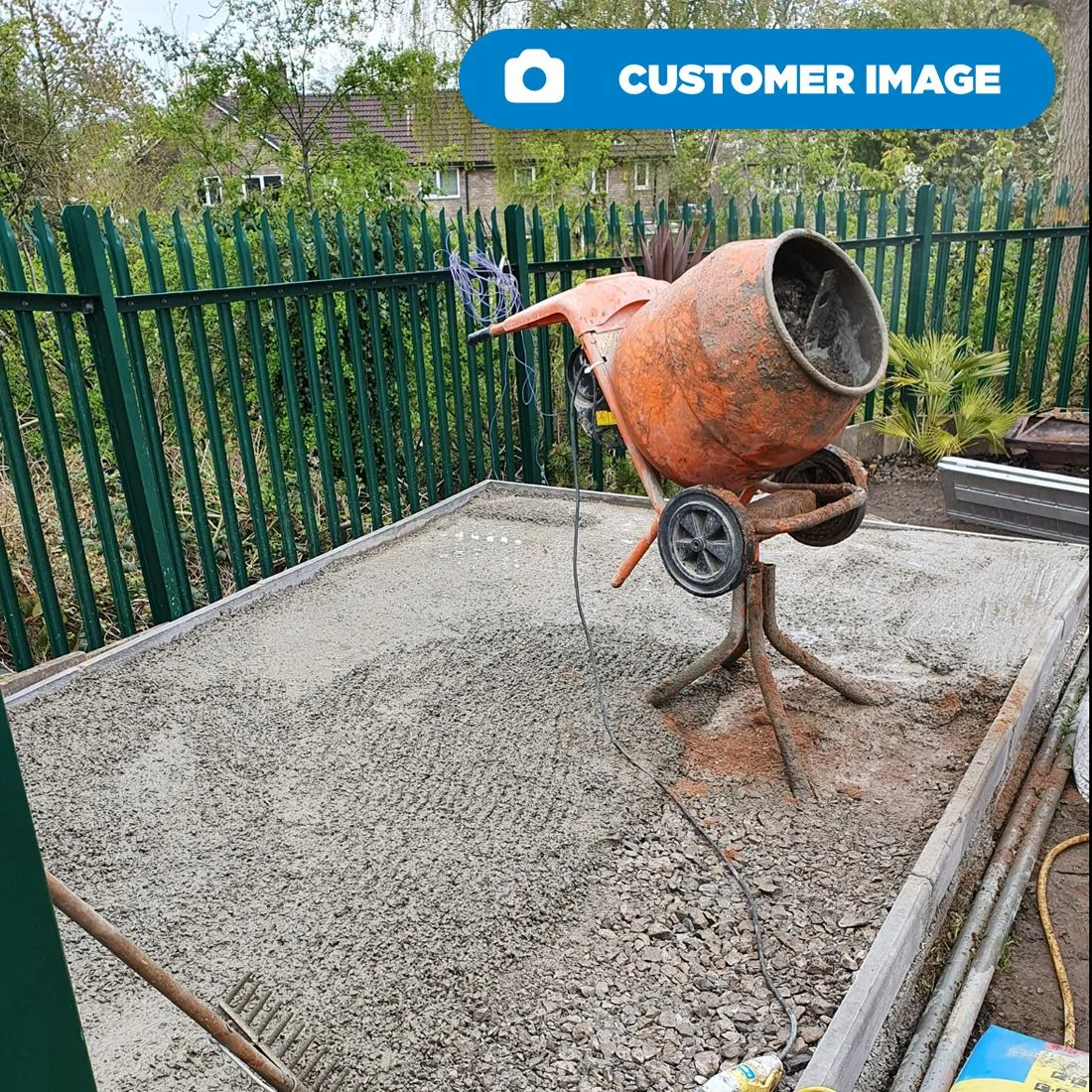 Concrete Mixer Tip-Up Electric - 110V