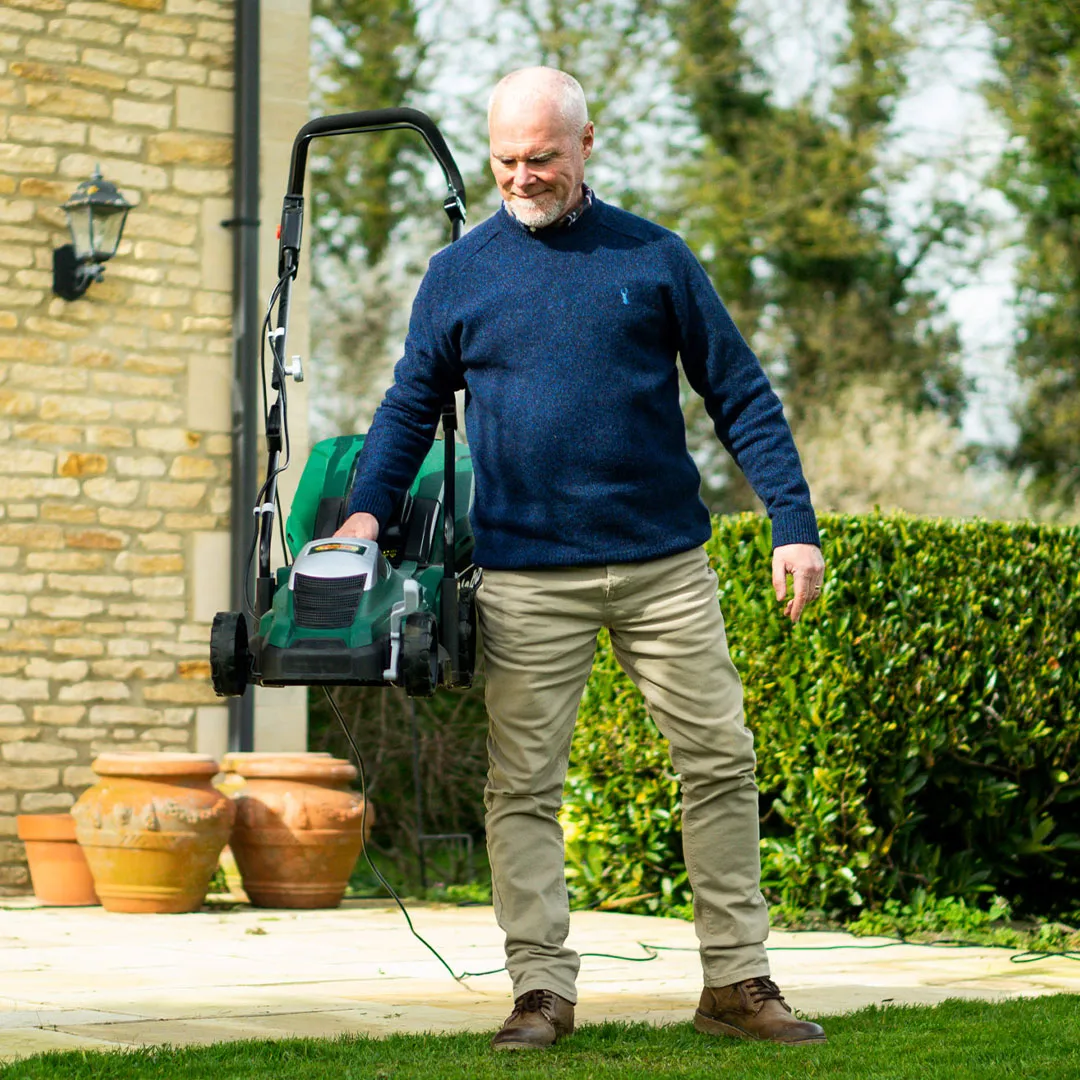 Gj Handy Webb 33Cm 1300W Electric Mower